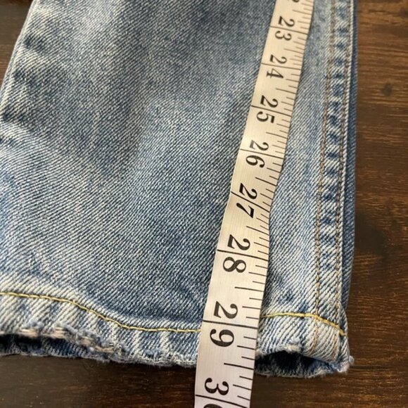 grlfrnd karolina jeans distressed in last dance size 25 medium wash cotton - Picture 13 of 13